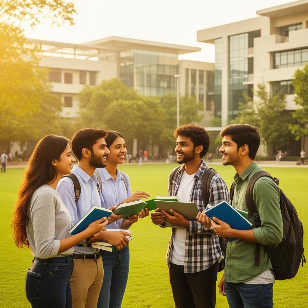 Students at Basaveshwara College